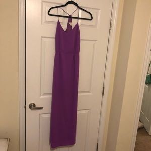 J. Crew Purple Midi Dress